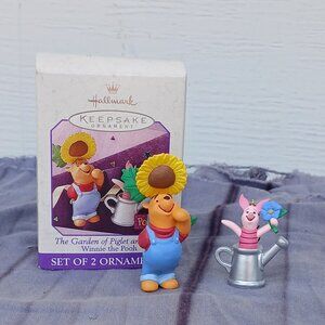 Hallmark Keepsake ornament. 1998. The Garden of Piglet and Pooh